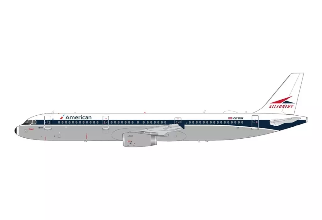 ミニカー　1/200 A321-200 アメリカン航空 N579UW ”Allegheny” [G2AAL1297]