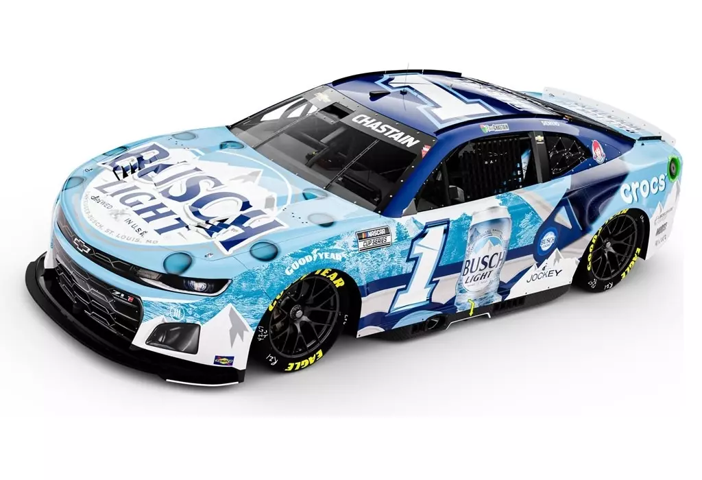 ミニカー　1/24 BUSCH LITE CROCS 2024 シボレー カマロ ZL1 ロス・チャスティン #1 「ARC NASCAR CUPシリーズ」 [LR305228]