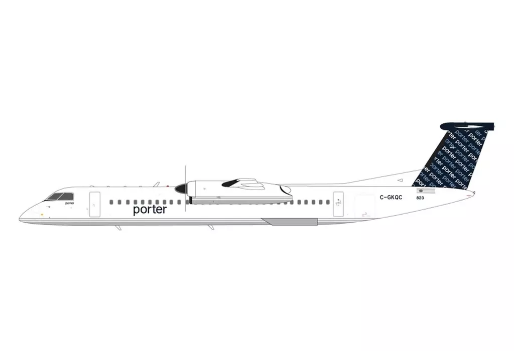 ミニカー　1/200 Dash 8 Q400 ポーター航空 C-GKQC [G2POE1311]