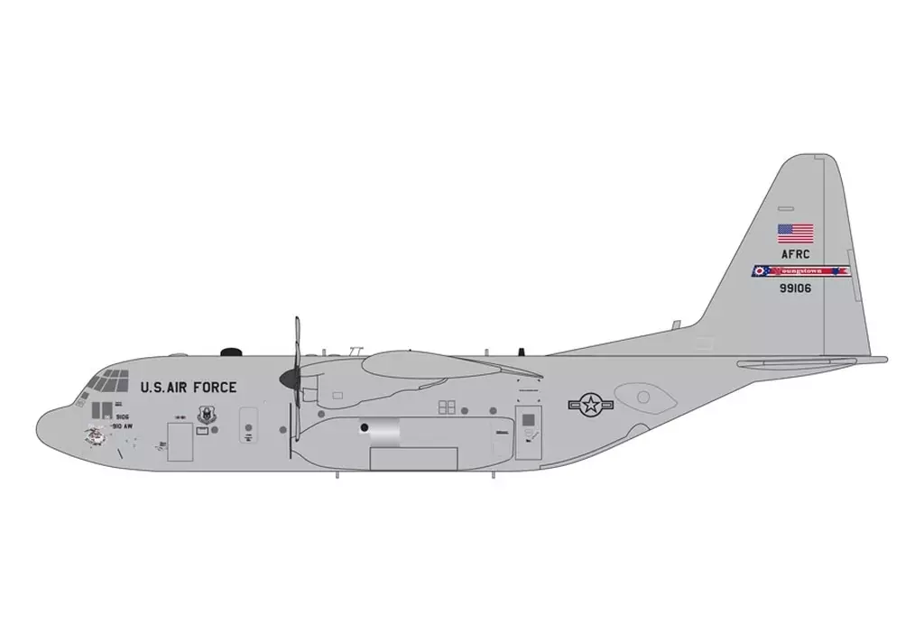 ミニカー　1/200 C-130H アメリカ空軍 ヤングタウン空軍基地 89 9106 [G2AFO1296]