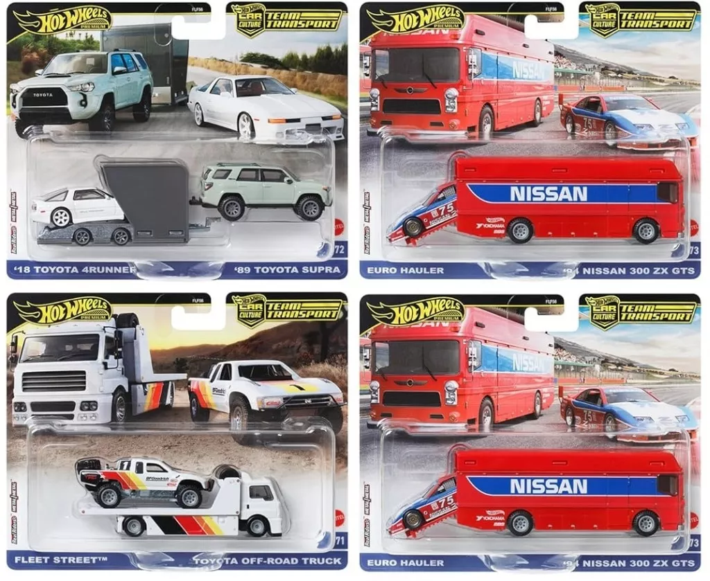 1/64 Hot Wheels チームトランスポート 4個アソート [FLF56-987D]