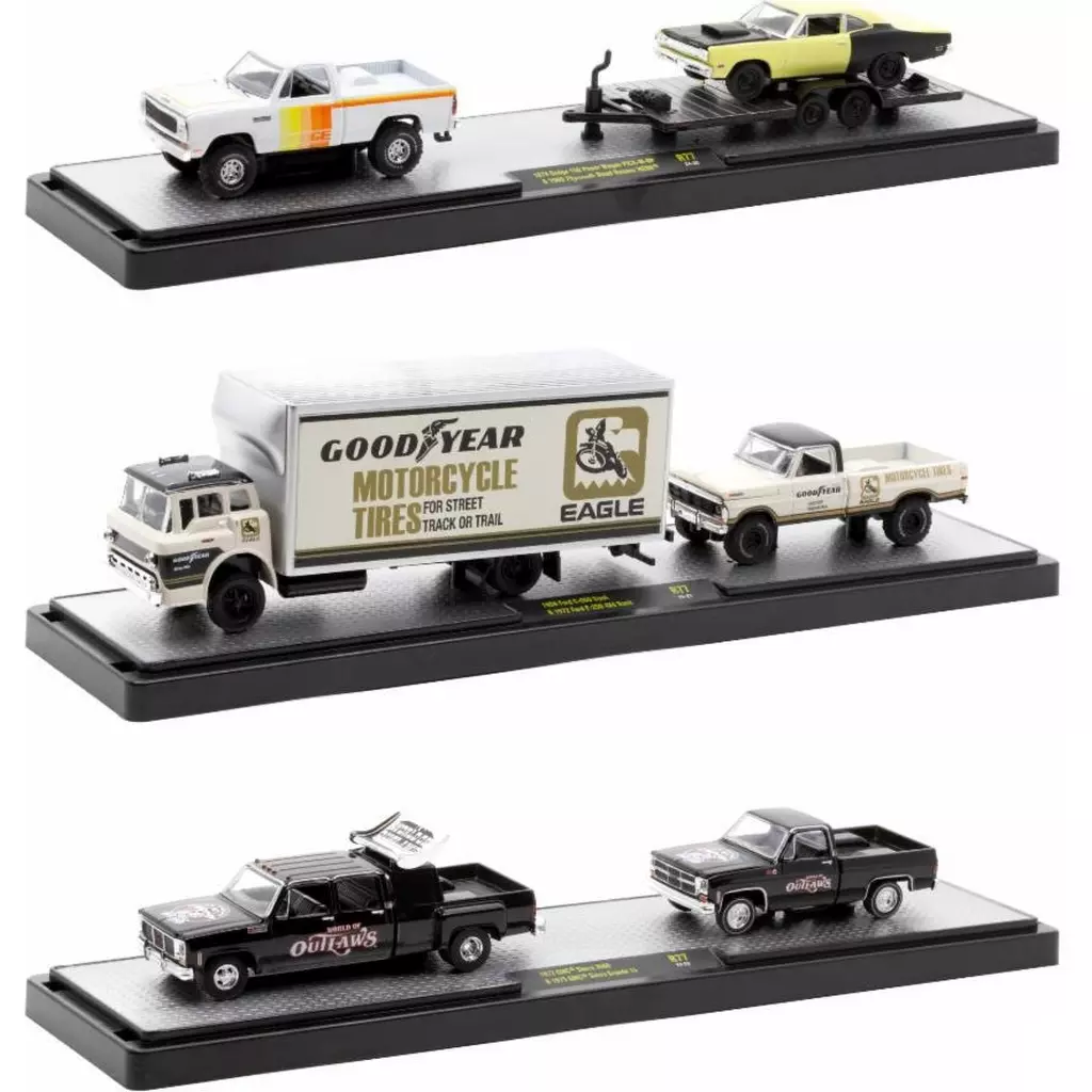 ミニカー　1/64 Auto-Haulers Release 77 3個アソート [36000-77]