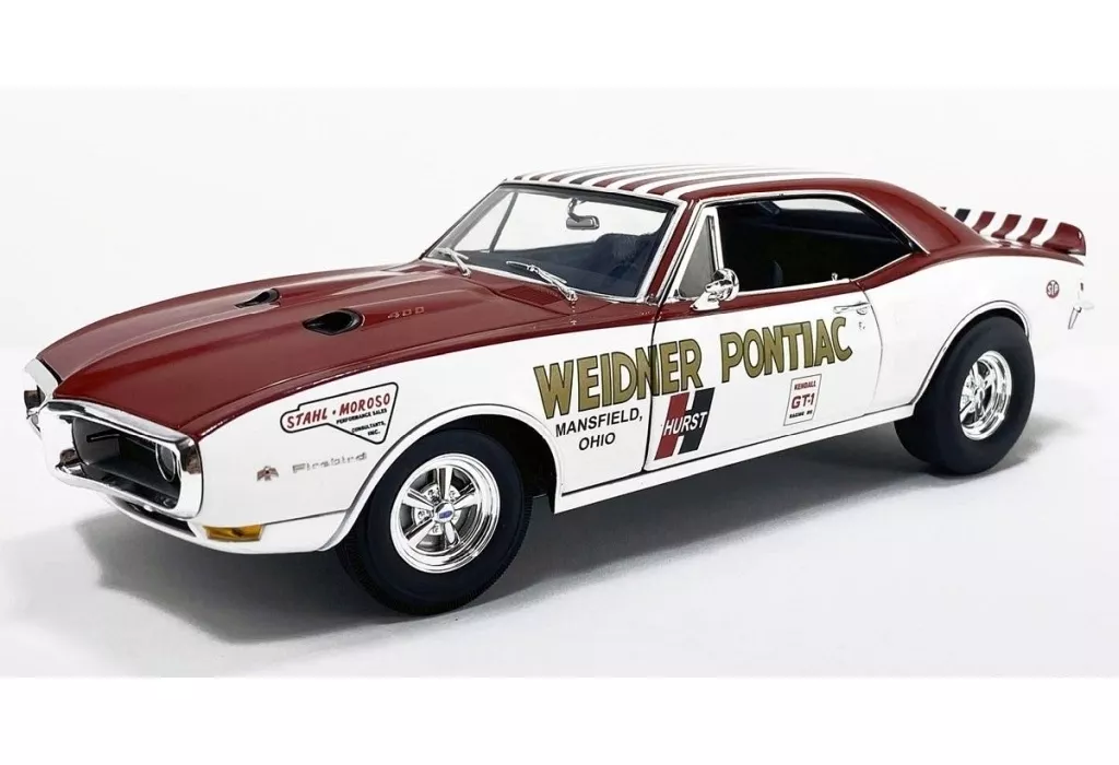 ミニカー　1/18 ポンティアック ファイヤーバード ファースト ラムエアII 1968年 ワイドナー ポンティアックドラッグ [A1805221]