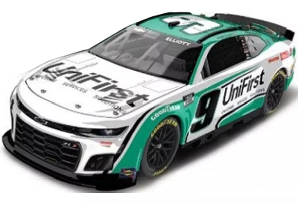 ミニカー　1/24 UNIFIRST 2024 シボレー カマロ ZL1 チェイス・エリオット #9 「アクションレーシング コレクタブル シリーズ」 [LR291811]