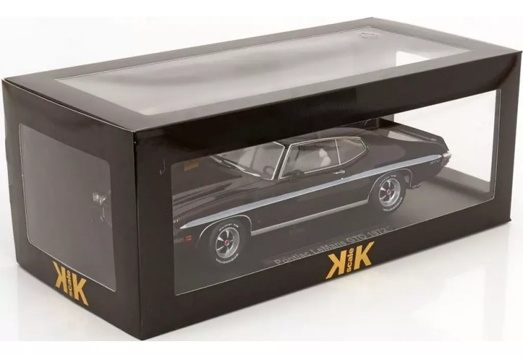 ミニカー　1/18 Pontiac LeMans GTO 1972(ブラック) [KKDC181351]