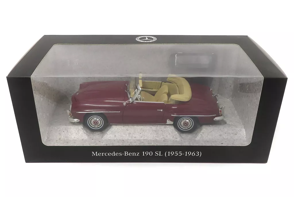 ミニカー　1/18 Mercedes-Benz 190 SL W 121(ミディアムレッド) [B66040647]