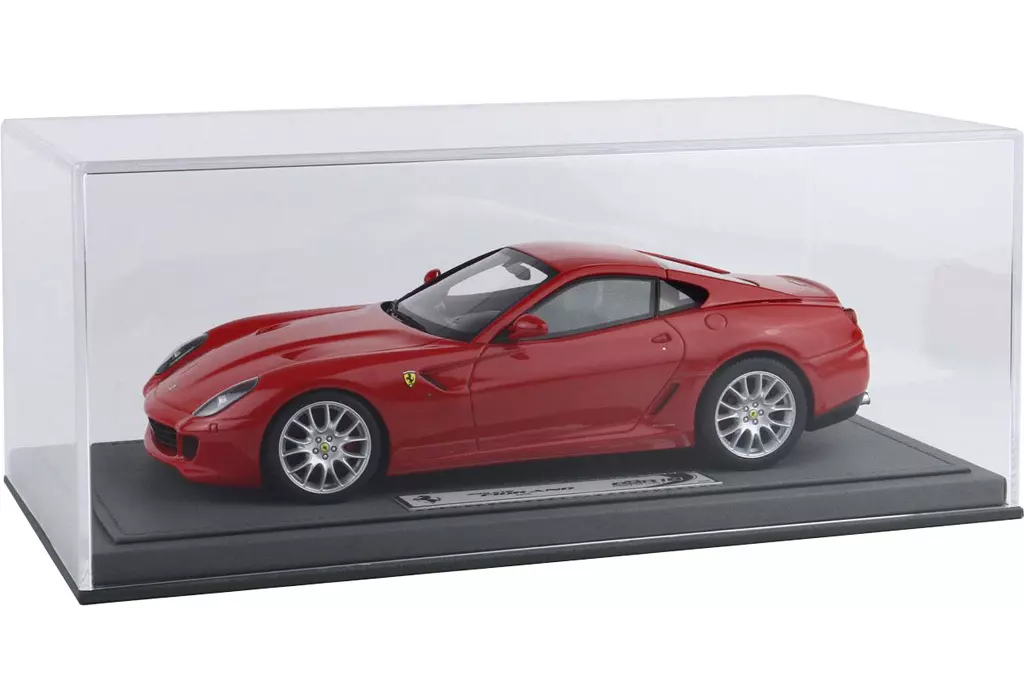 ミニカー　1/18 FERRARI 599 GTB FIORANO 2006 Manual Gear - made in Italy Race Red ケース付 [BBR1872AV]