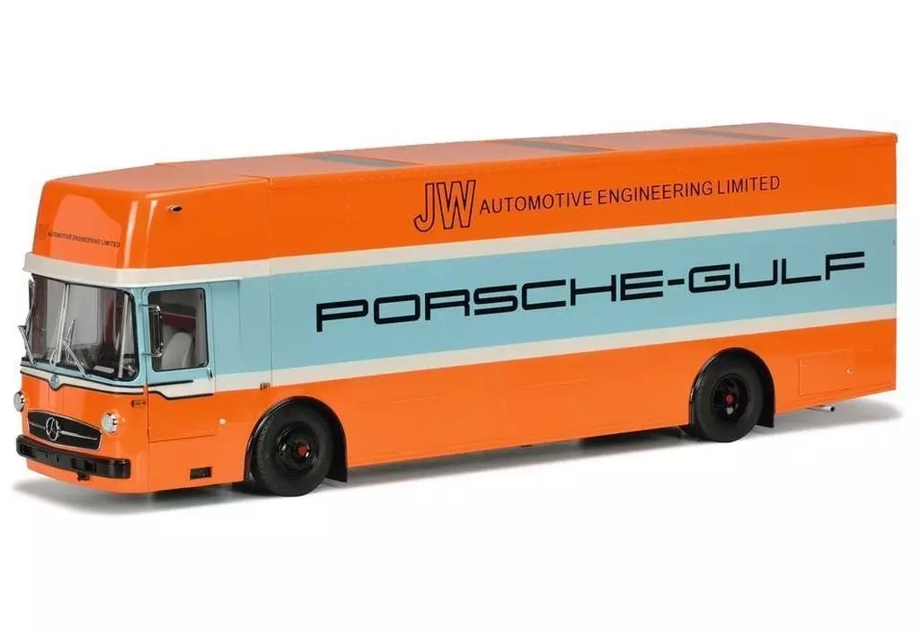 ミニカー　1/18 Mercedes-Benz O317 PORSCHE-GULF [18U00152]