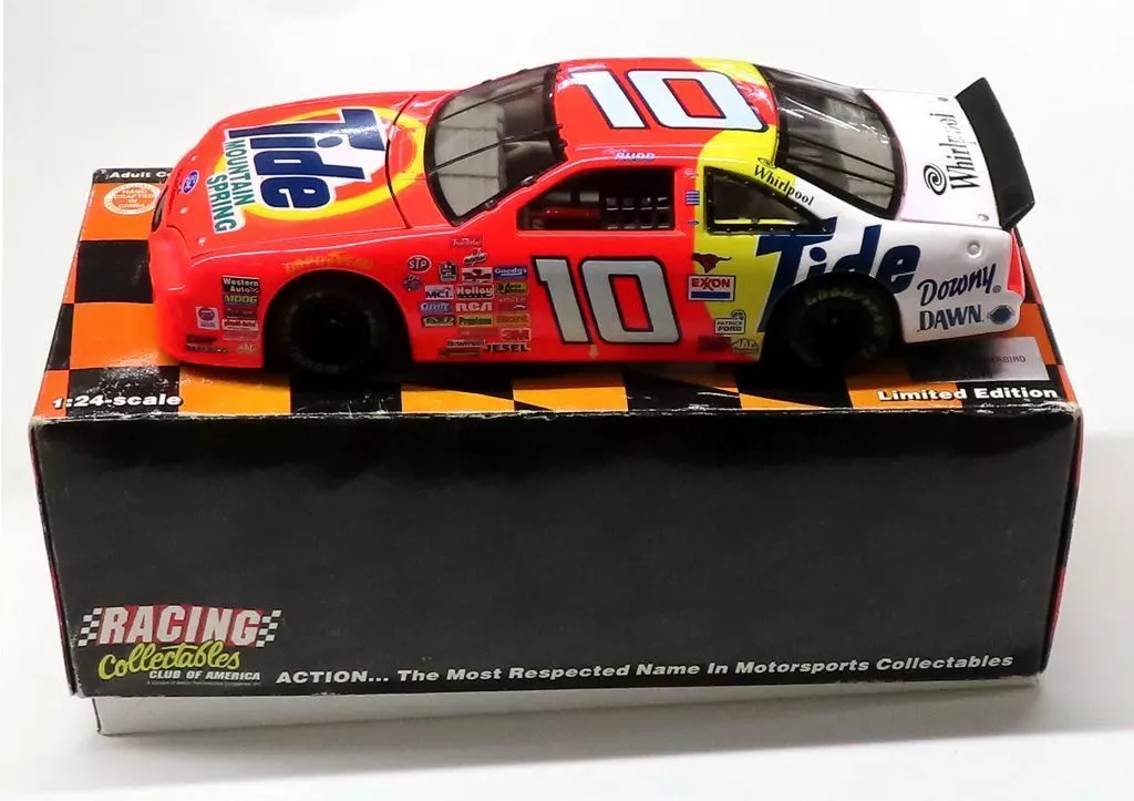 ミニカー　1/24 NASCAR RICKY RUDO TIDE 1997 THUNDERBIRD #10(オレンジ×イエロー) [C249701045]