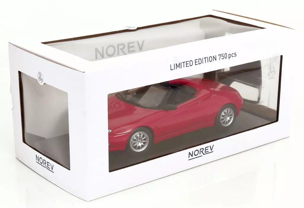 ミニカー　1/18 Alfa Romeo Spider 1999(レッド) MODELISSIMO特注品 [187852]