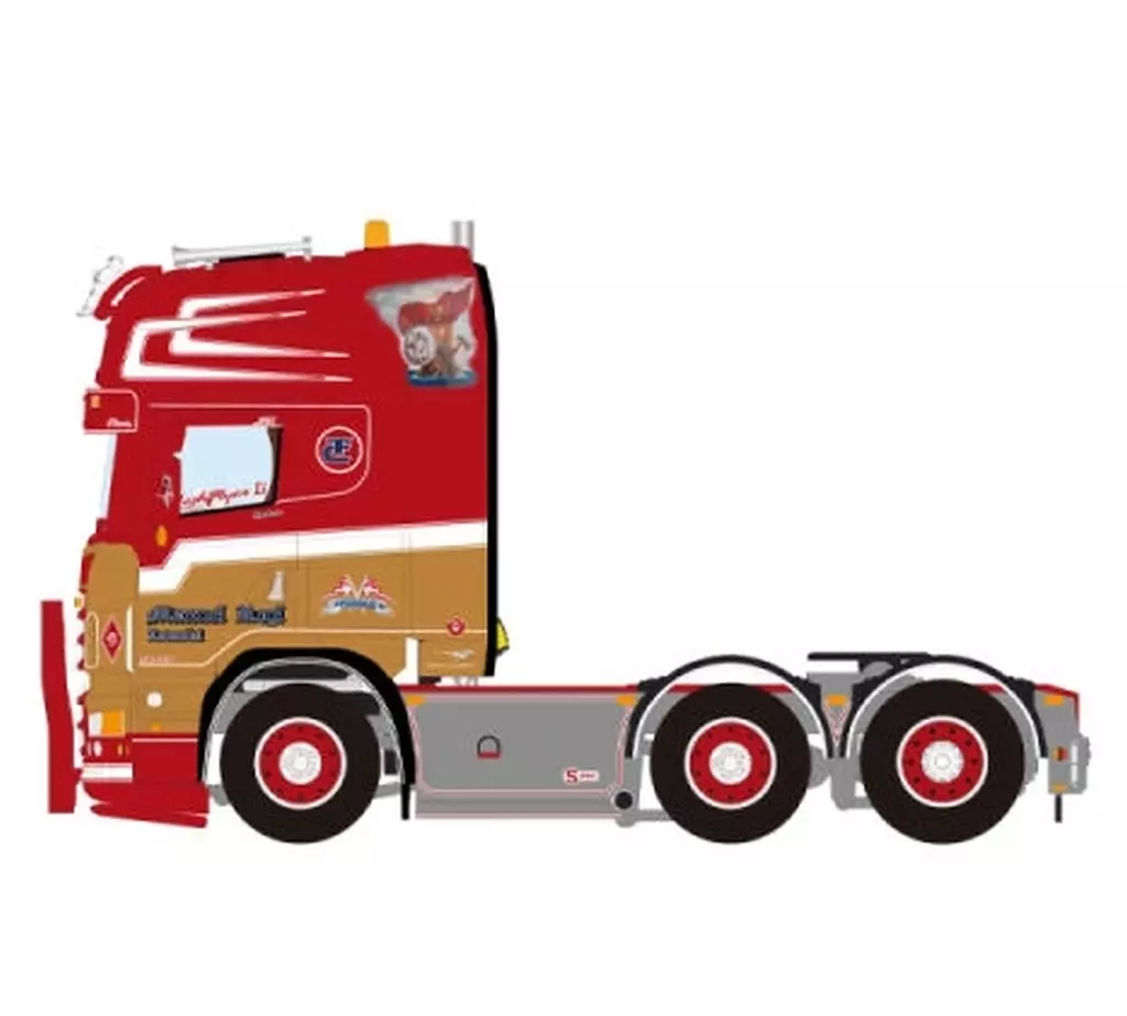 ミニカー　1/50 Manuel Rogl SCANIA R6 TOPLINE 6X2 TWIN STEER [01-4825]