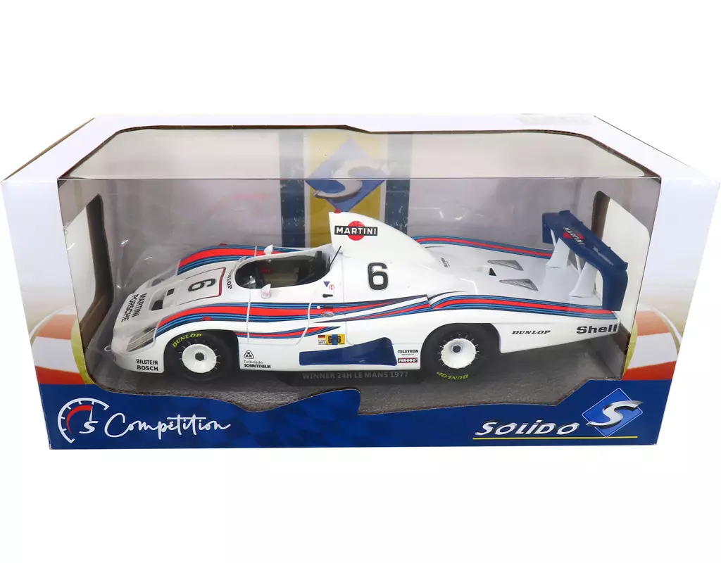 ミニカー　1/18 PORSCHE 936 WINNER LE MANS 1977 #6(ホワイト×ブルー) [S1805601]