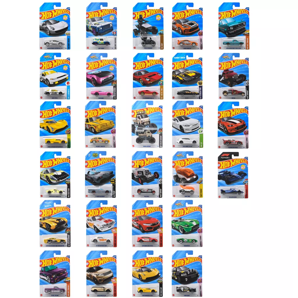 ミニカー　1/64 Hot Wheels ベーシックカー 2025 Eアソート [C4982-98PE]