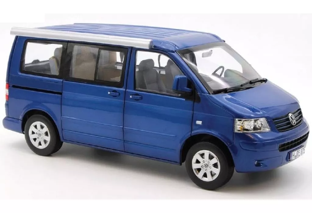ミニカー　1/18 VW カリフォルニア 2003 (メタリックラヴェンナブルー) [188607]