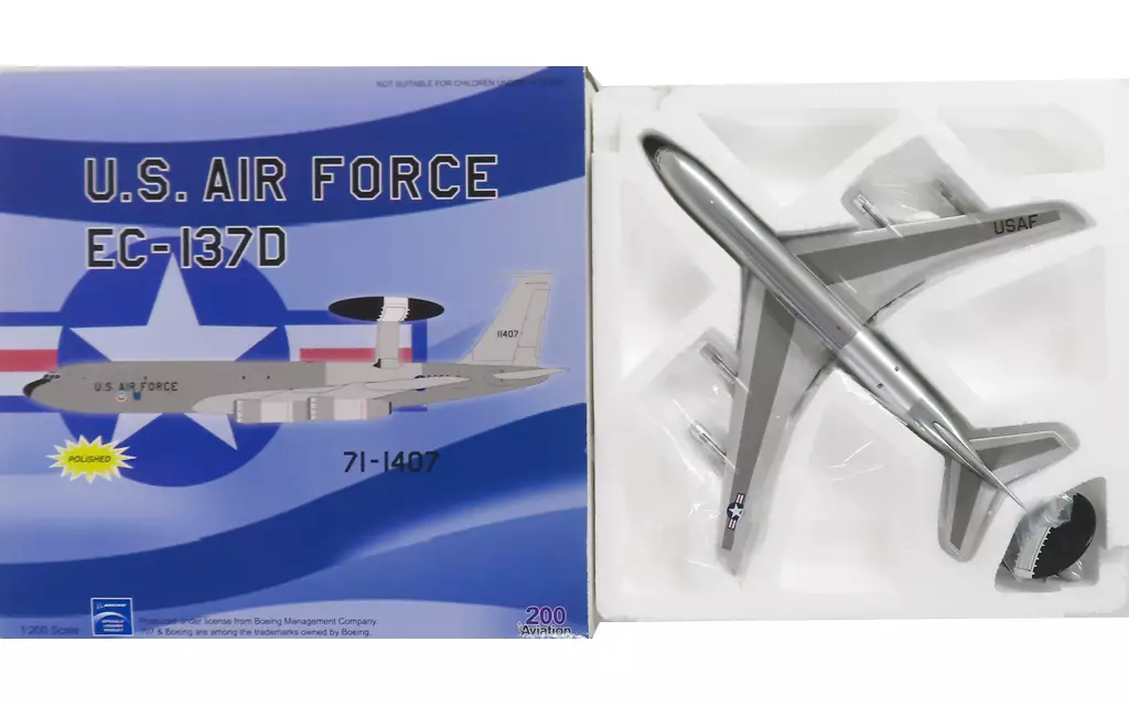 ミニカー　1/200 U.S. AIR FORCE EC-137D [AV2AWACS002P]二手