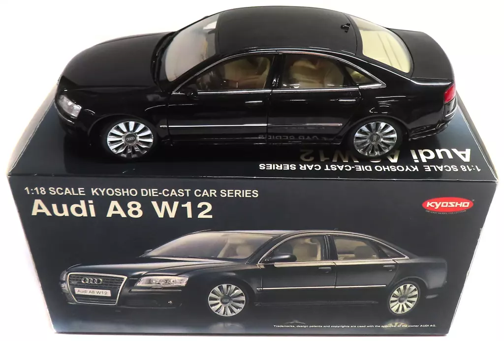 Mini car 1/18 AUDI A8 L W12 (black) [09212BK] | eBay