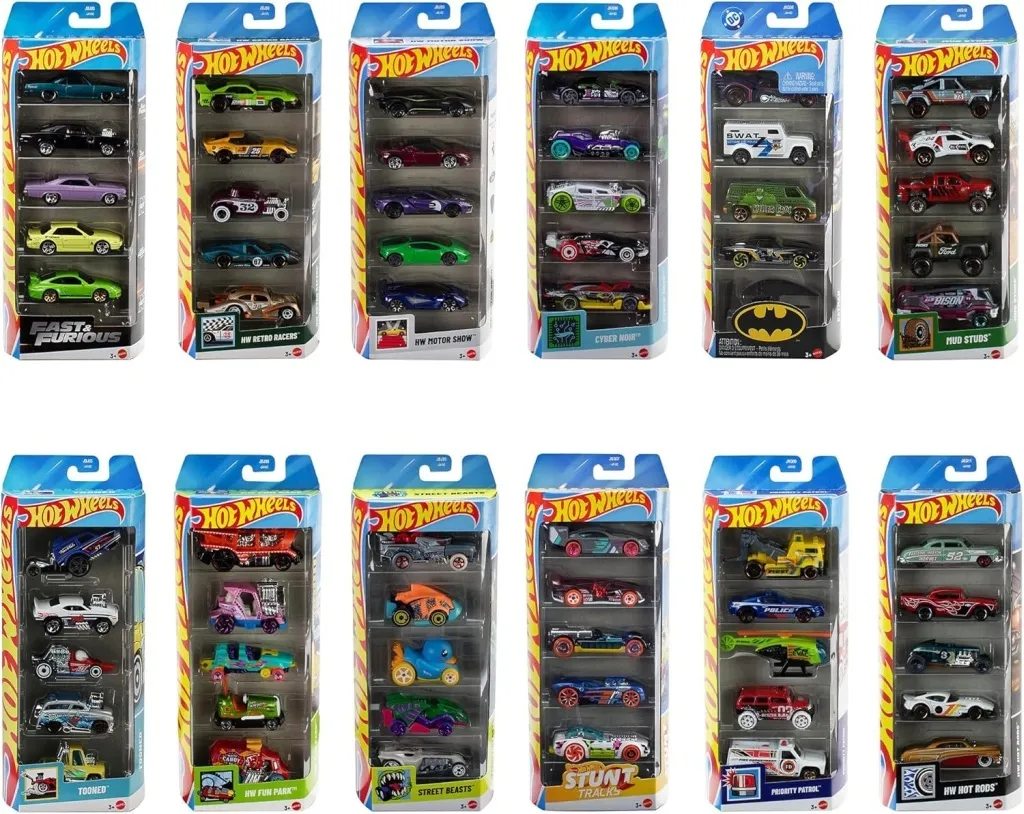 1/64 Hot Wheels 5カーパック 12個アソート [01806-98JF]