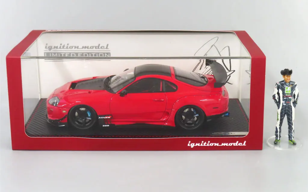 1/18 Toyota Supra (JZA80) RZ Orido-Street Ver.(レッド) [1350](ケースにヒビ有り)