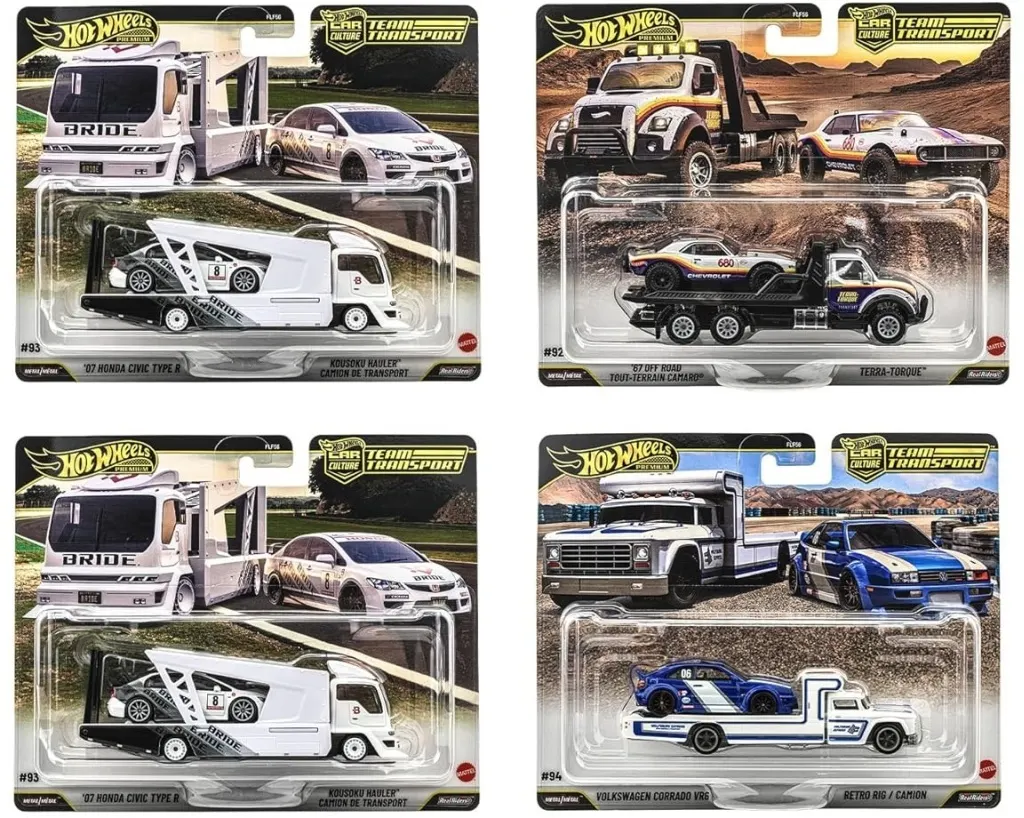 1/64 Hot Wheels チームトランスポート 4個アソート [FLF56-987L]