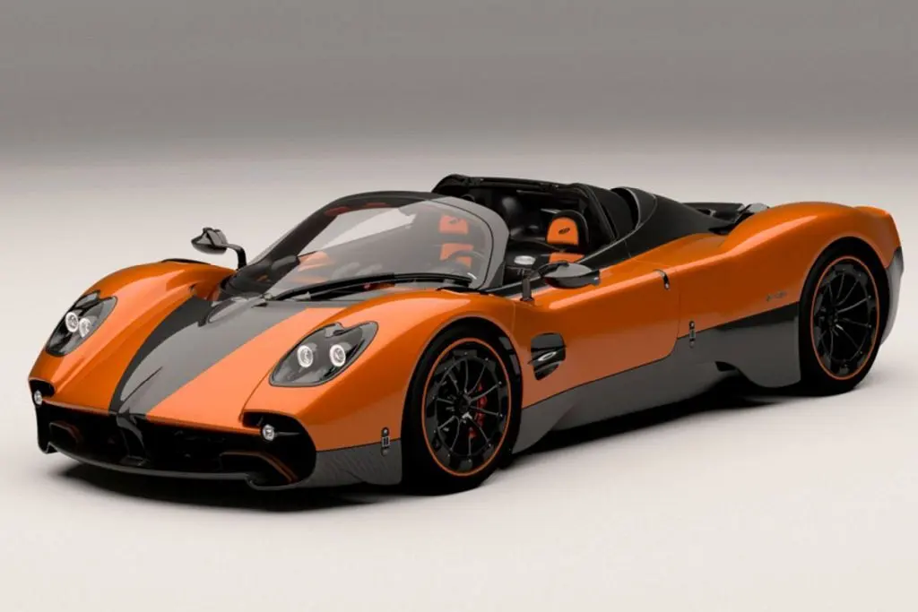 1/18 Pagani Utopia Roadster Arancio St. Tropez - open roof ケース無 [P18245D]