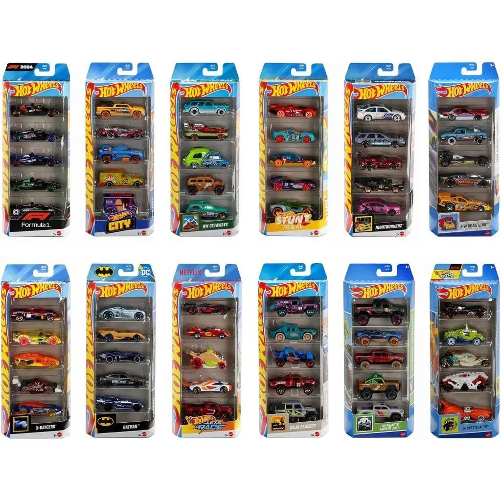1/64 Hot Wheels 5カーパック 12個アソート [01806-98HJ]