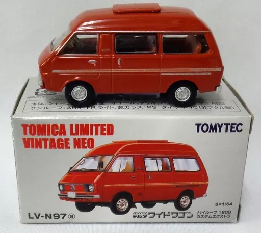 1/64 LV-N97a ダイハツ デルタ ハイルーフ1800 カスタムエクストラ(ブラウン) 「トミカリミテッドヴィンテージNEO」 [274667]