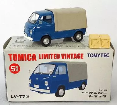 【中古】「未使用品」トミカリミテッド ヴィンテージ TLV-77b スバル サンバートラック(青) トミーテック(TOMY TEC)|1/64 TLV-77B スバル サンバー トラック