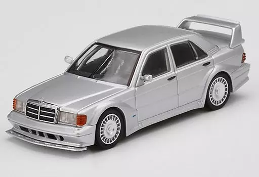 ミニカー　1/64 メルセデス ベンツ 190E 2.5-16 エボリューション II DTM 左ハンドル(シルバー) [MGT00170-L]