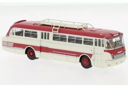 ミニカー　1/87 イカロス 66 シティバス 1968(ホワイト×レッド) [59563]