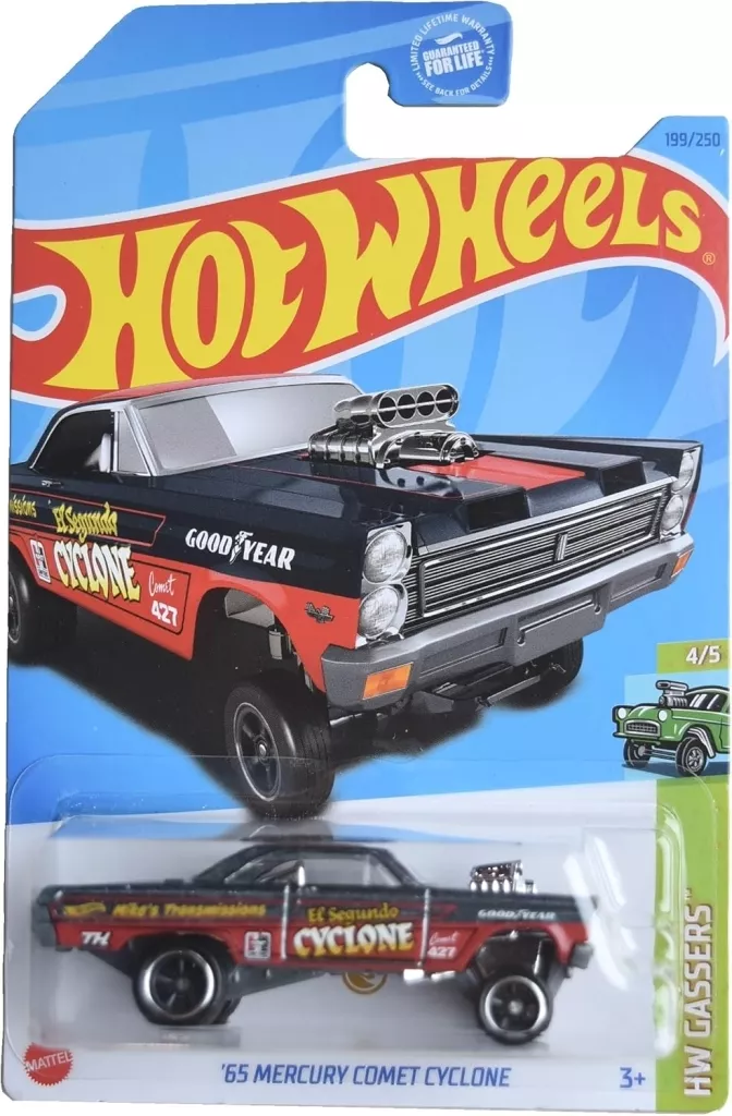 [STH] 1/64 ’65 MERCURY COMET CYCLONE(ダークグレー×レッド) 「Hot Wheels HW GASSERS」 [HKL14]