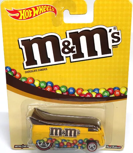 1/64 VOLKSWAGEN DRAG BUS(イエロー×ブラウン) 「Hot Wheels m＆m’s CHOCOLATE CANDIES」 [BDR64]