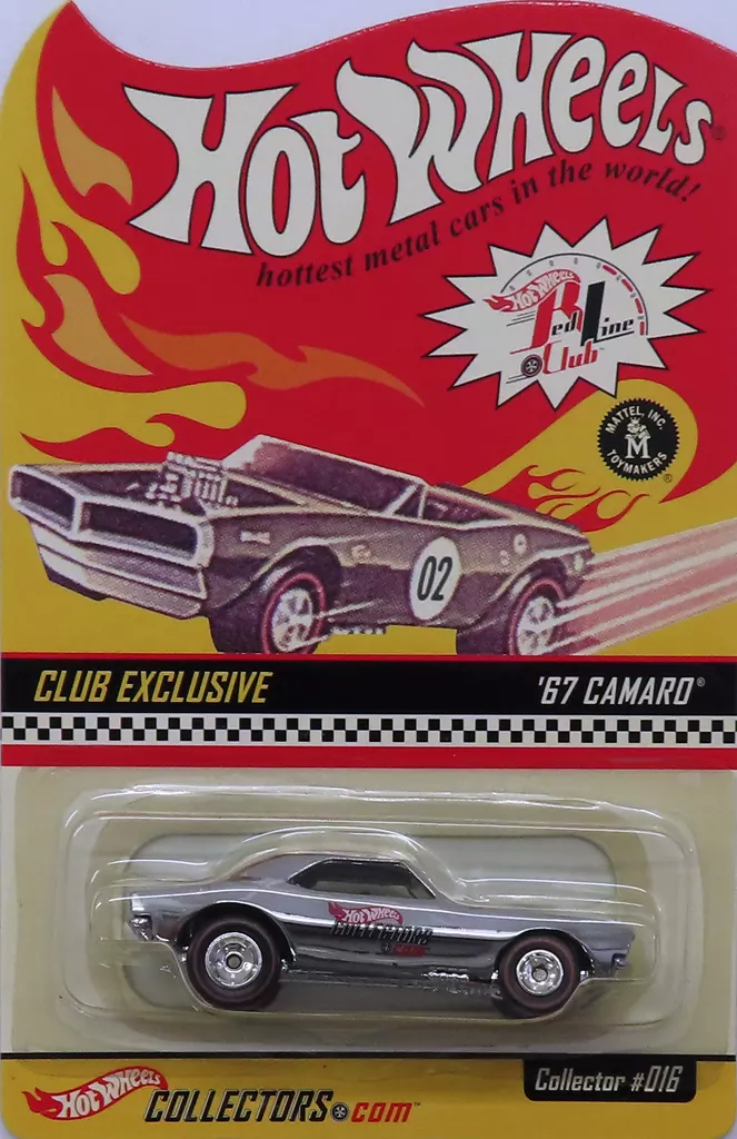 1/64 67 CAMARO(クローム×ブルー) 「Hot Wheels Red Line Club」 [85521]