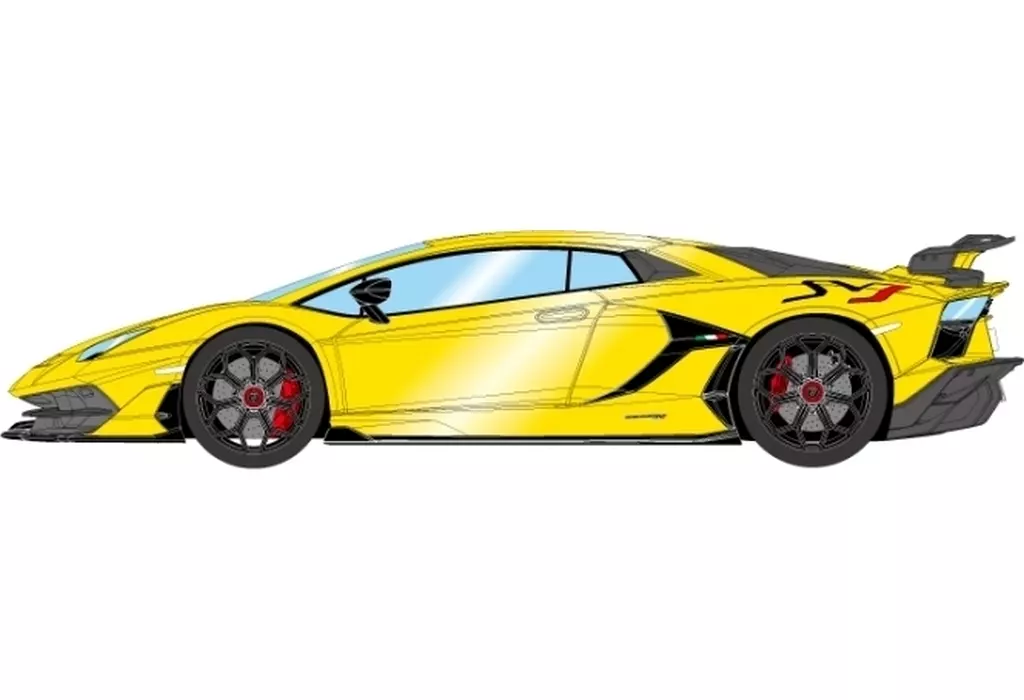 ミニカー　1/64 Lamborghini Aventador SVJ 2018 (Leirion wheel)(ニュージアッロオリオン) [TM007B]