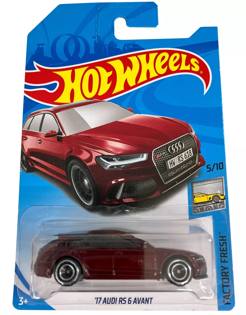 [STH] 1/64 ’17 AUDI RS 6 AVANT(メタリックレッド) 「Hot Wheels FACTORY FRESH」 [FKB37]