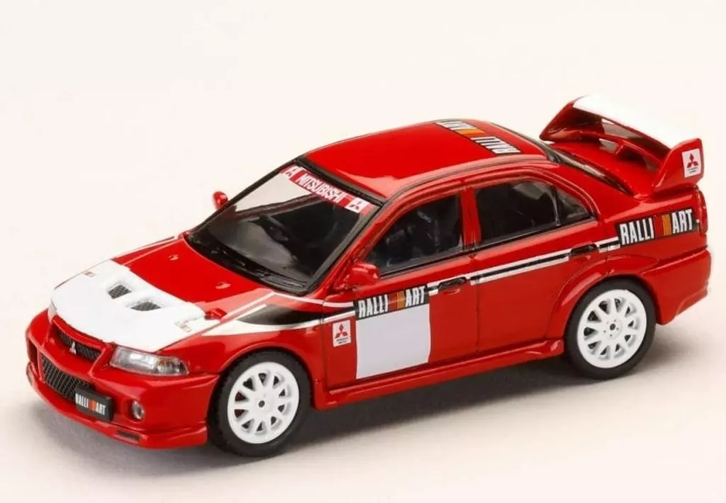1/64 三菱 LANCER RS EVOLUTION 6 (CP9A) 2000 RALLIART (レッド) [HJ643033RB]_img