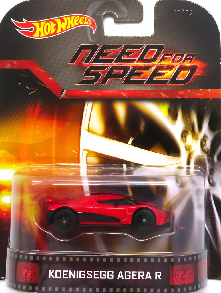 ミニカー　1/64 KOENIGSEGG AGERA R(レッド) 「Hot Wheels Need For Speed -ニード・フォー・スピード-」 [BDT86]