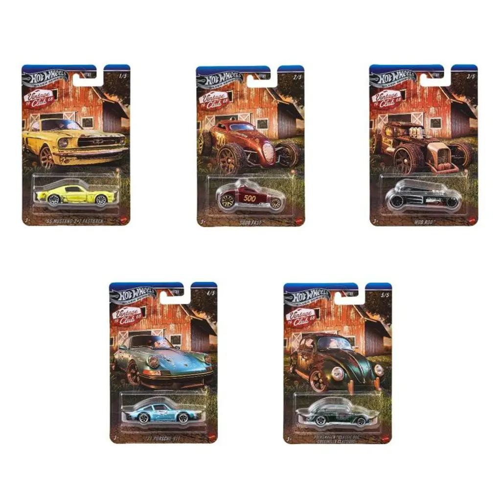 1/64 Hot Wheels ヴィンテージ - Barn Finds 10個アソート [HRT81-986H]