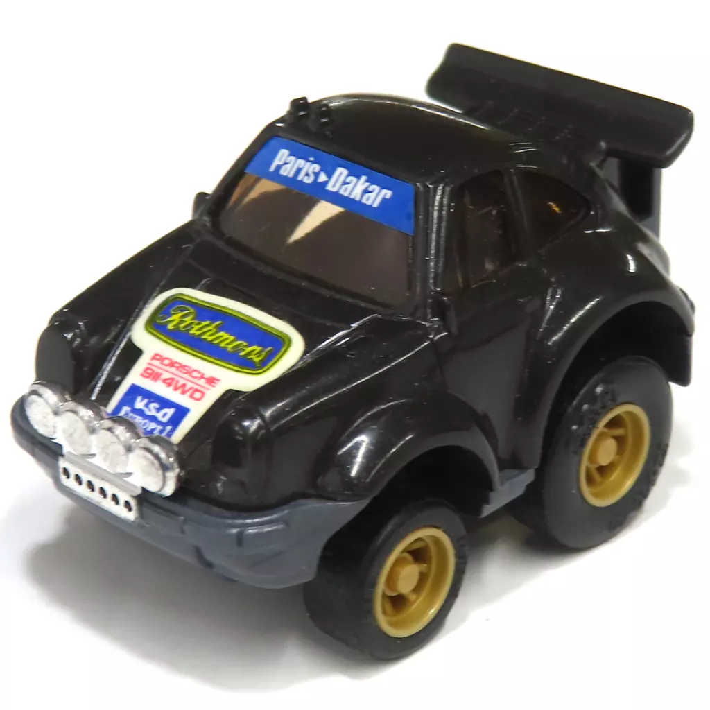 チョロQ Rothmons PORSCHE 911 4WD Paris-Dakar(ブラック×シルバー) [A-66]