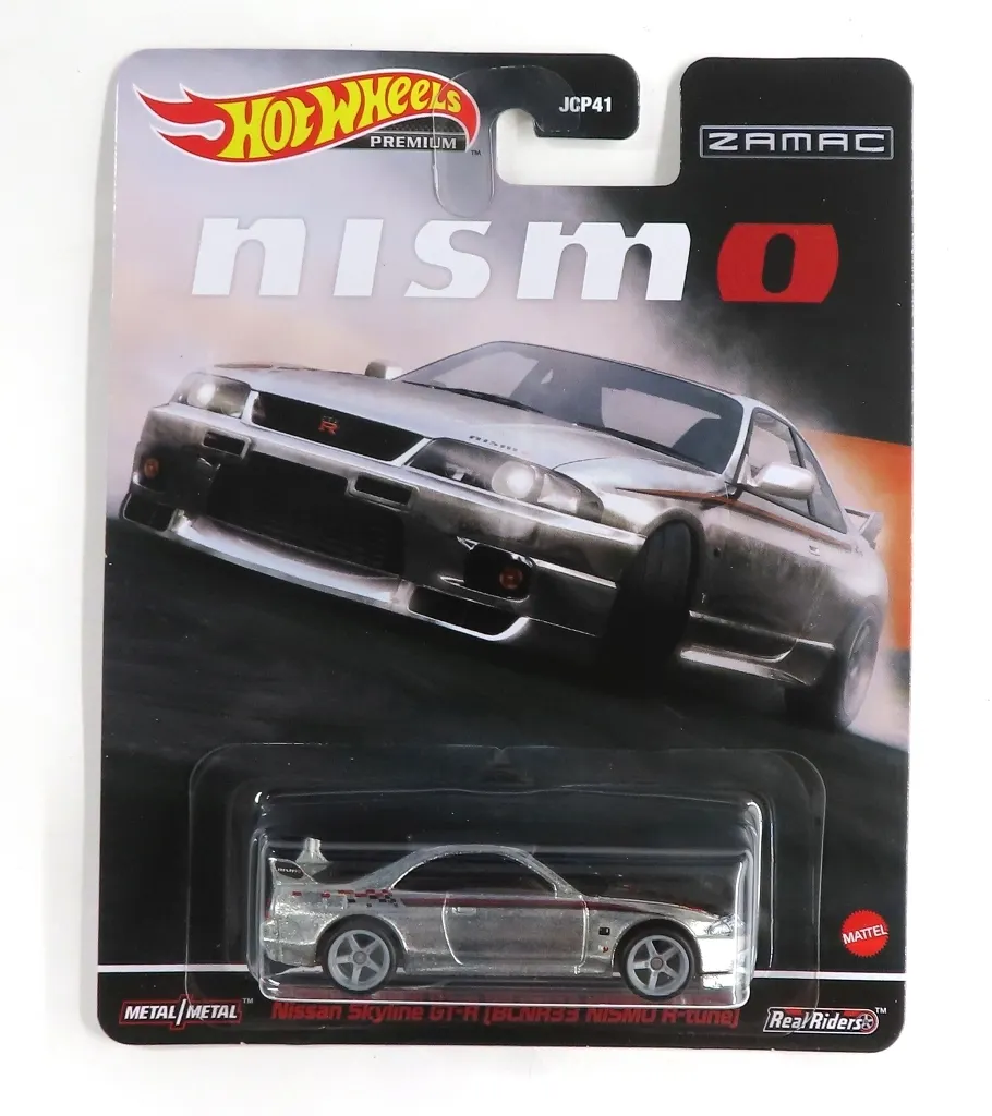 1/64 NISMO GT-R BCNR33(シルバー) 「Hot Wheels」 東京オートサロン2026限定 日産特注 [JCP41/KWAMO-U3012]