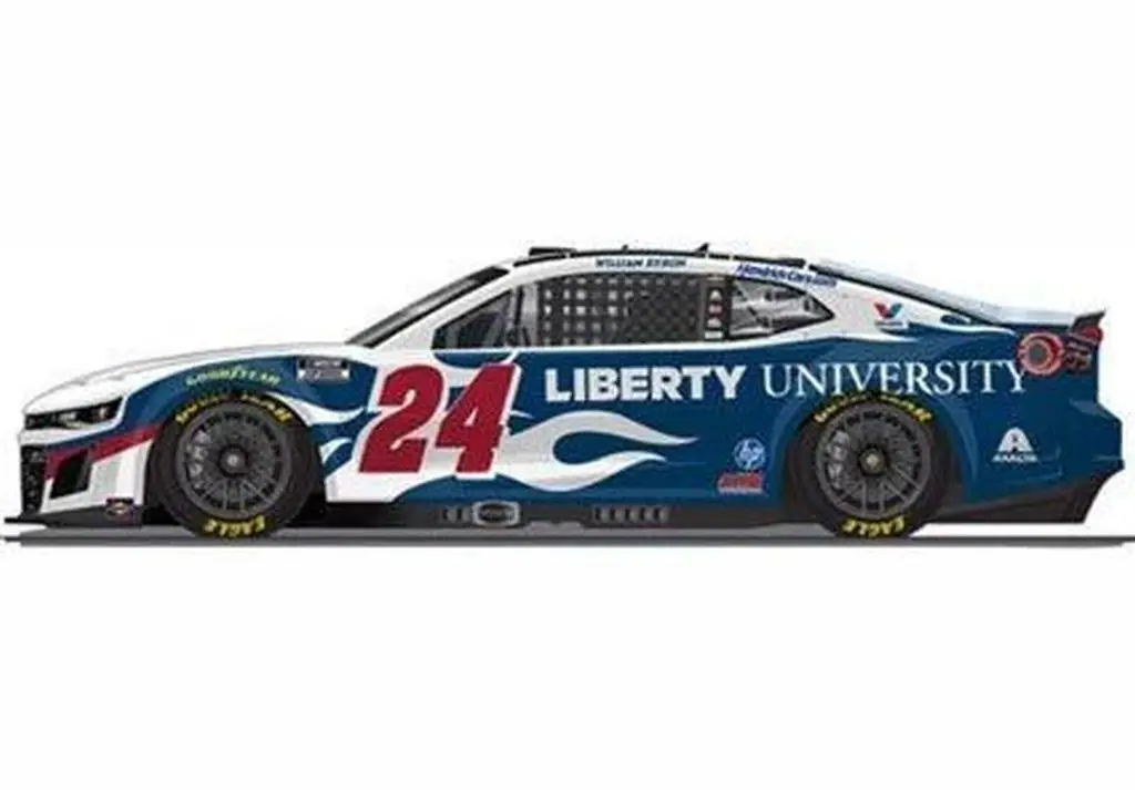 1/64 LIBERTY UNIVERSITY 2026 シボレー カマロ ウィリアム・バイロン