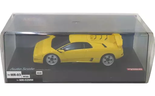 ラジコン　1/27 ASC MR-03W-MM ランボルギーニ ディアブロ VT(イエロー) ミニッツレーサー用替えボディ 「オートスケールコレクション」 [MZP202Y]