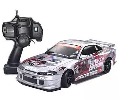 ラジコン　1/10 XB ニスモ COPPERMIX シルビア ADVAN(シルバー×レッド) TT-01Dシャーシ ドリフトスペック 「エキスパートビルドシリーズ No.65」 2.4GHz仕様 [57765]