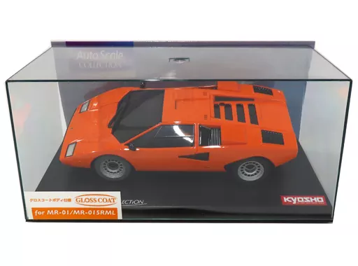 ラジコン　1/27.52 ランボルギーニ カウンタック LP400(パパイアオレンジ) 「オートスケールコレクション」 [MZG110P]