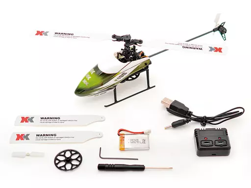ラジコン　6CH 3D6Gシステム ヘリコプター K100 プロポレス 2.4GHz仕様 [K100-B]