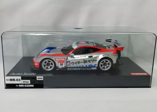 ラジコン　1/27 ウイダー HSV-010 2010 #18(シルバー×レッド×ブルー) ファインハンドポリッシュボディ仕様 ミニッツレーサー用替えボディ 「オートスケールコレクション」 [MZP218WD]