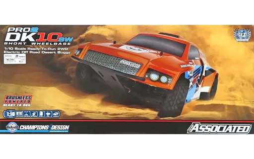 ラジコン　1/10 Pro2 DK10SW ダカールバギー RTR(オレンジ×ブルー) 工場組立完成済み 2.4GHz仕様 [AS90038]