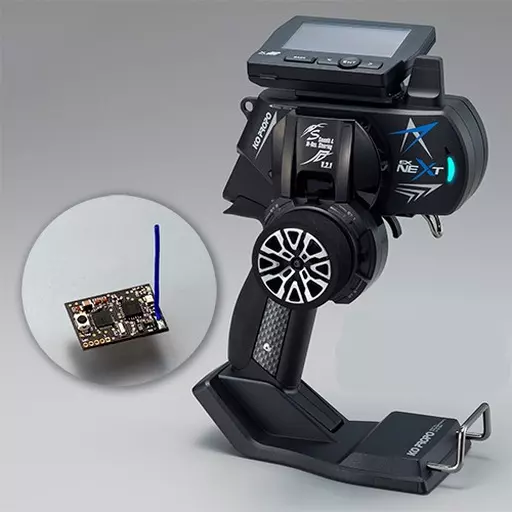 ラジコン　EX-NEXT(標準グリップ)ブラックSP MINI-Z EVO2 レシーバーユニット付きセット [10760]
