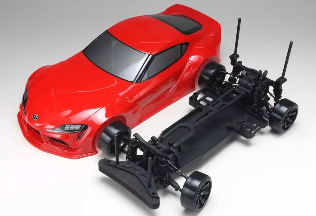 ラジコン　1/10 ドリフトパッケージ2WD ボディ塗装/プレカット済み GRA90スープラ(レッド) キット [DP-GRA90R]