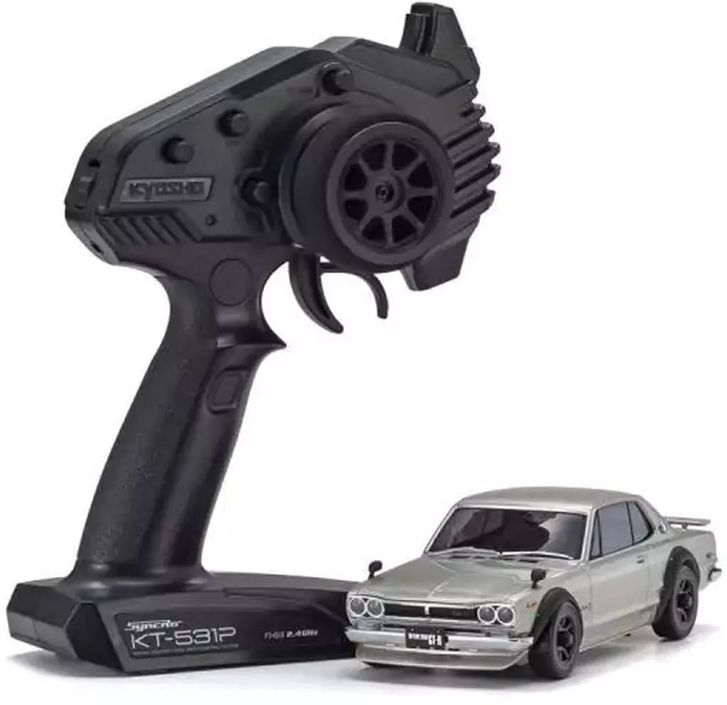 ラジコン　MR-04 日産 スカイライン 2000GT-R (KPGC10) チューンド・バージョン(シルバー) レディセット 「ミニッツRWDシリーズ」 2.4GHz仕様 [32359S]