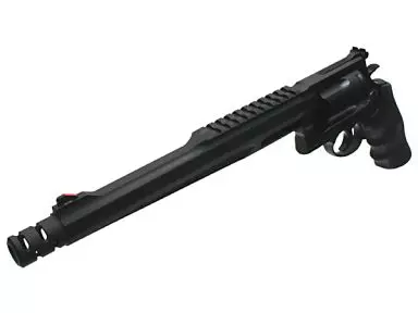 M500 マグナムコンペンセイテッドハンター 10インチ 駿河屋 -【アダルト】<中古>ガスガン S＆W PC M500マグナム コンペンセ